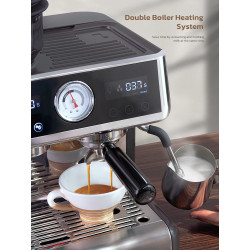 Machine à expresso à double chaudière HIBREW : un café de qualité professionnelle à la maison